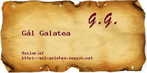 Gál Galatea névjegykártya